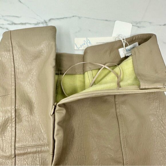 Blue Ivy Synthetic Leather Skirt- Size M - Picture 3 of 8